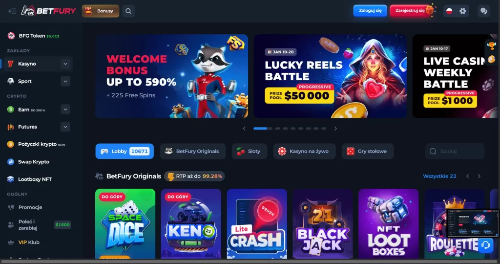 betfury casino